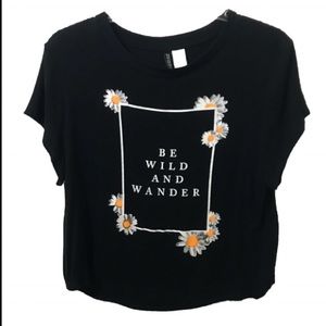 be wild and wander crop top